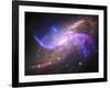 A Galactic Light Show in Spiral Galaxy Ngc 4258-null-Framed Photographic Print