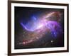 A Galactic Light Show in Spiral Galaxy Ngc 4258-null-Framed Photographic Print