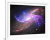 A Galactic Light Show in Spiral Galaxy Ngc 4258-null-Framed Photographic Print