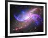 A Galactic Light Show in Spiral Galaxy Ngc 4258-null-Framed Photographic Print