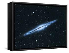 A Galaxy-Digital Vision.-Framed Stretched Canvas