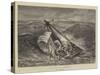 A Gale in the North Sea-George Henry Andrews-Stretched Canvas