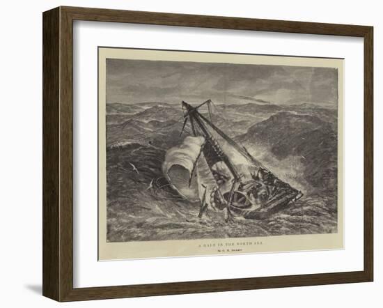 A Gale in the North Sea-George Henry Andrews-Framed Giclee Print