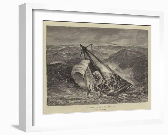 A Gale in the North Sea-George Henry Andrews-Framed Giclee Print