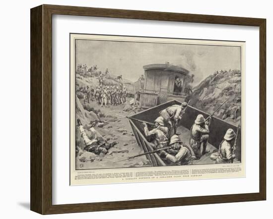 A Gallant Defence of a Derailed Train Near Alkmaan-Frank Dadd-Framed Giclee Print