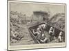 A Gallant Defence of a Derailed Train Near Alkmaan-Frank Dadd-Mounted Giclee Print