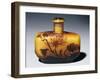 A Galle Carved, Acid-Etched and Cased Glass Flacon and Stopper with Chrysanthemum Design-Émile Gallé-Framed Giclee Print
