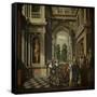 A Gallery-Dirck Van Delen-Framed Stretched Canvas