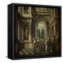 A Gallery-Dirck Van Delen-Framed Stretched Canvas