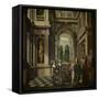 A Gallery-Dirck Van Delen-Framed Stretched Canvas