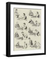 A Game at Chess-null-Framed Giclee Print