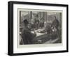 A Game at Dominoes-Davidson Knowles-Framed Premium Giclee Print