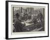 A Game at Dominoes-Davidson Knowles-Framed Giclee Print