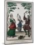 A Game of Badminton-Nicolas Arnoult-Mounted Giclee Print