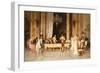 A Game of Billiards (Oil on Canvas)-Francesco Beda-Framed Giclee Print