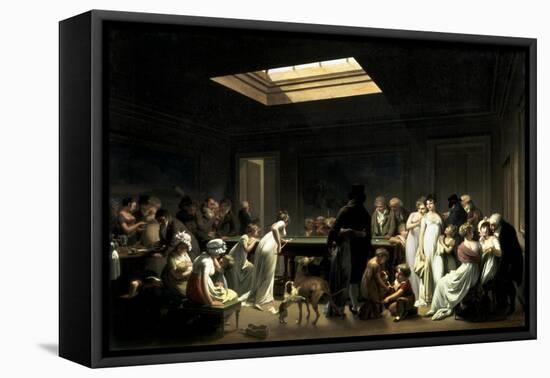 A Game of Billiards-Louis-Leopold Boilly-Framed Stretched Canvas