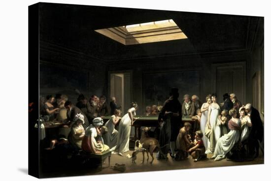 A Game of Billiards-Louis-Leopold Boilly-Stretched Canvas