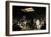 A Game of Billiards-Louis-Leopold Boilly-Framed Art Print