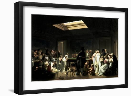 A Game of Billiards-Louis-Leopold Boilly-Framed Art Print