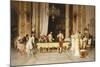 A Game of Billiards-Francesco Beda-Mounted Giclee Print