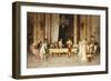 A Game of Billiards-Francesco Beda-Framed Premium Giclee Print