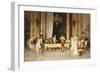 A Game of Billiards-Francesco Beda-Framed Premium Giclee Print