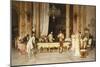 A Game of Billiards-Francesco Beda-Mounted Premium Giclee Print