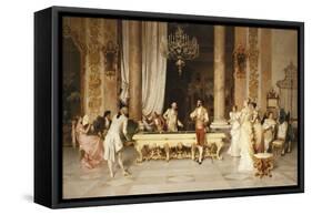 A Game of Billiards-Francesco Beda-Framed Stretched Canvas