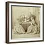 A Game of Cards, 19th Century-null-Framed Giclee Print