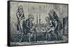 'A Game of Chess', 1948-George Cruikshank-Framed Stretched Canvas