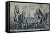 'A Game of Chess', 1948-George Cruikshank-Framed Stretched Canvas