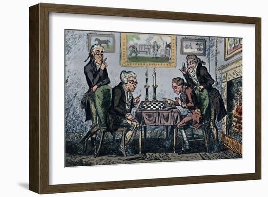 'A Game of Chess', 1948-George Cruikshank-Framed Giclee Print