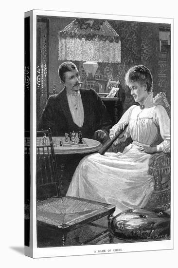 A Game of Chess, C1900s-C1910s-null-Stretched Canvas