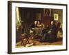 A Game of Chess-Gerard Portielje-Framed Giclee Print