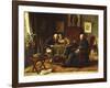 A Game of Chess-Gerard Portielje-Framed Giclee Print