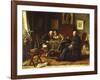 A Game of Chess-Gerard Portielje-Framed Giclee Print