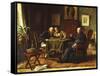 A Game of Chess-Gerard Portielje-Framed Stretched Canvas