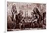 A Game of Chess-George Cruikshank-Framed Giclee Print