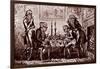 A Game of Chess-George Cruikshank-Framed Giclee Print