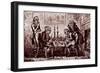 A Game of Chess-George Cruikshank-Framed Giclee Print