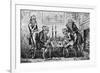 A Game of Chess-George Cruikshank-Framed Giclee Print