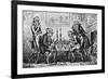 A Game of Chess-George Cruikshank-Framed Giclee Print