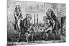 A Game of Chess-George Cruikshank-Mounted Giclee Print