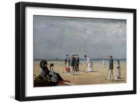 A Game of Croquet, 1872-Louise Abbema-Framed Giclee Print