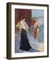 A Game of Croquet, 1895 (Oil on Canvas)-Leon Wyczolkowski-Framed Giclee Print