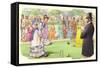 A Game of Croquet at the All-England Club at Wimbledon-Pat Nicolle-Framed Stretched Canvas