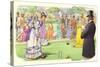 A Game of Croquet at the All-England Club at Wimbledon-Pat Nicolle-Stretched Canvas