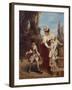 A Game of Croquet, Circa 1875-Jean-Baptiste-Camille Corot-Framed Giclee Print