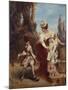 A Game of Croquet, Circa 1875-Jean-Baptiste-Camille Corot-Mounted Giclee Print