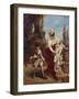 A Game of Croquet, Circa 1875-Jean-Baptiste-Camille Corot-Framed Giclee Print